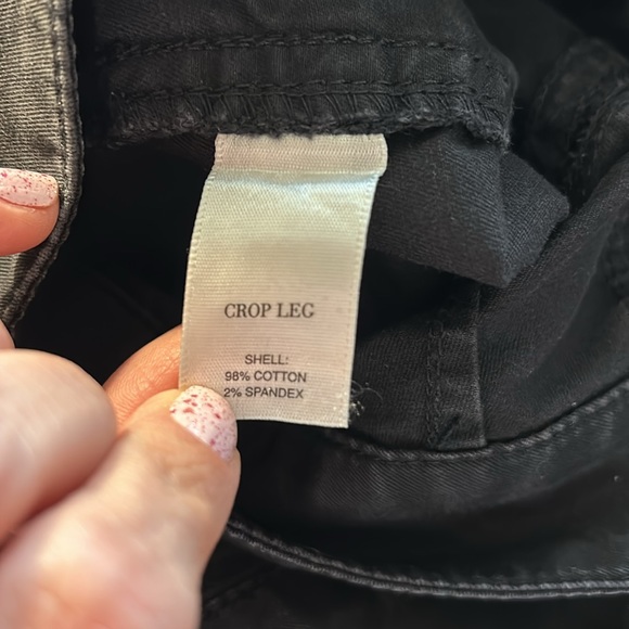 White House Black Market Black Crop Pants size 2 - Picture 5 of 7